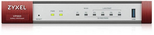 Межсетевой экран ZyXEL, VPN50-RU0101F Межсетевой экран ZyXEL, VPN50-RU0101F
