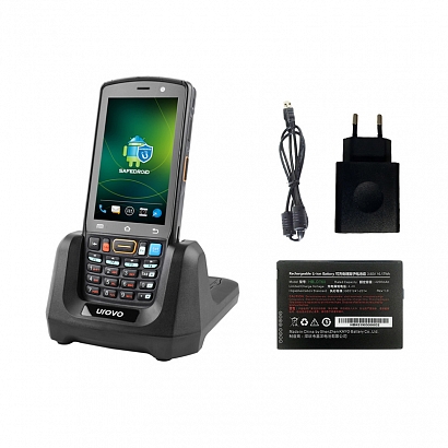 Изображение Комплект терминала сбора данных UROVO DT40 с крэдлом и аккумулятором, DT40-MAG0U3401X-T от магазина СканСтор Изображение Комплект терминала сбора данных UROVO DT40 с крэдлом и аккумулятором, DT40-MAG0U3401X-T от магазина СканСтор