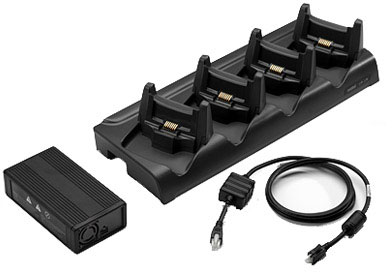 Изображение Зарядное устройство для WT4000, WT41N0, KIT: крэдл Ethernet 4 слота, блок питания, DC кабель к блоку питания, CRD4001-411EES от магазина СканСтор Изображение Зарядное устройство для WT4000, WT41N0, KIT: крэдл Ethernet 4 слота, блок питания, DC кабель к блоку питания, CRD4001-411EES от магазина СканСтор