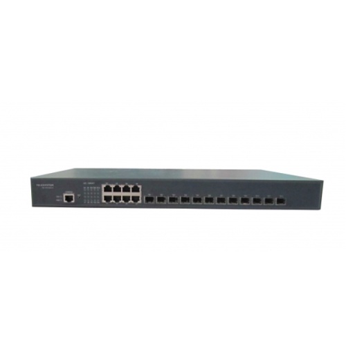 S5612 ���������� Ethernet routing optical switch with 12 10GE ports and 8 GE ports (1 Console port, 12 10G/GE SFP+ ports, 8 GE TX ports  an AC220V pow