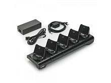  5-slot printer docking cradle ZQ300 Series includes power supply and EU power cord, CRD-MPM-5SCHGEU1-01   
