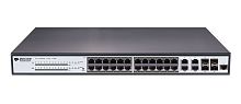 S2528-P ���������� Ethernet POE switch with 28 GE ports (1 console port, 24 GE POE TX ports, 4 GE TX/SFP combo ports , standard AC220V power supply, 3