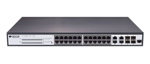 S2528-P ���������� Ethernet POE switch with 28 GE ports (1 console port, 24 GE POE TX ports, 4 GE TX/SFP combo ports , standard AC220V power supply, 3
