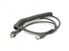   CABLE - SHIELDED USB: SERIES A, 12', COILED, BC1.2 (HIGH CURRENT), -30C, CBA-UF6-C12ZAR   