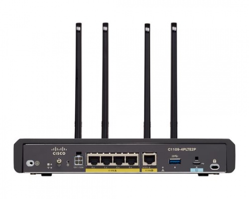 C1109-4PLTE2P  ISR 1109 M2M 4P GE Ethernet, LTE Adv and DUAL Pluggables