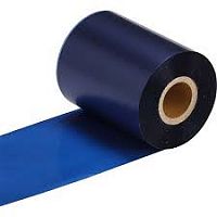 Термотрансферная лента 66 мм х 74 м, 4", OUT, Printmark W100, Wax, синяя (blue), PM066074WOBLUE
