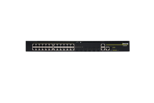 CS6200-28X-P-EI(R2) ���������� 10G PoE  L3 Switch (20*10/100/1000Base-T + 4* GbE Combo (SFP/RJ45)+  4*10GbE (SFP+)) ,  PoE+, One fixed AC power supply