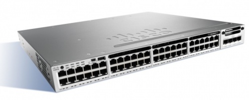 WS-C3850-48F-E  Cisco Catalyst 3850 48 Port Full PoE IP Services