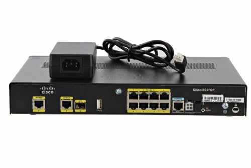 C892FSP-K9  Cisco 892FSP 1 GE and 1GE_SFP High Perf Security Router