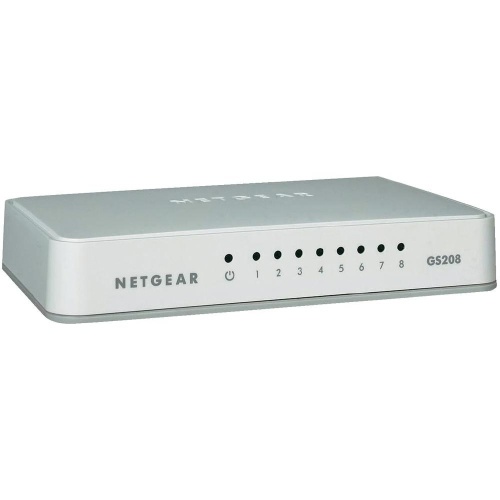 Коммутатор NETGEAR, GS208-100PES Коммутатор NETGEAR, GS208-100PES