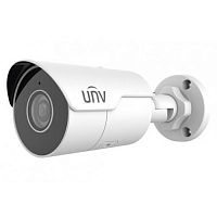 Uniview IPC2124LE-ADF28KM-G Видеокамера IP Уличная цилиндрическая: фикс. объектив 2.8мм, 4MP, Smart IR 50m, Mic, WDR 120dB, Ultra 265_H.264_MJPEG,  Easystar, MicroSD, POE, IP67, IPC2124LE-ADF28KM-G-RU
