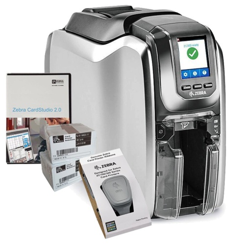 Изображение Карточный принтер Zebra ZC300, односторонний, ZC31-000CQ00EM00 от магазина СканСтор Изображение Карточный принтер Zebra ZC300, односторонний, ZC31-000CQ00EM00 от магазина СканСтор